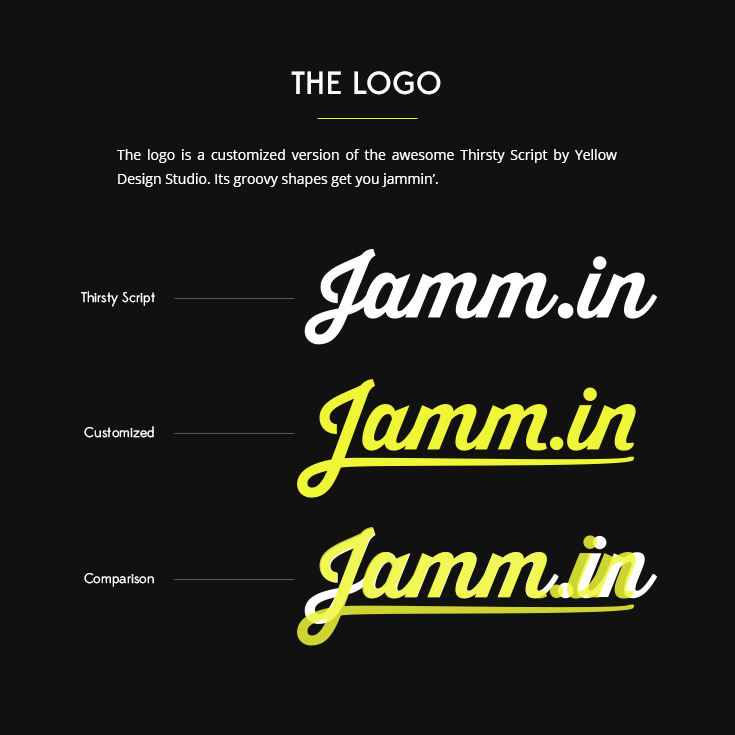 Jamm.in logo creation process